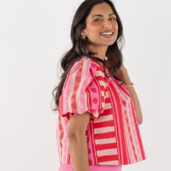 NEW Emily McCarthy Jane Top – Peach Jubilee - Picture 3 of 4